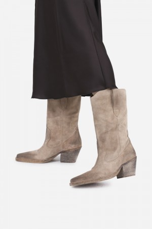Bottes Cowboy BRONX Western Ky-rie Femme Noir | GPQBU-4719