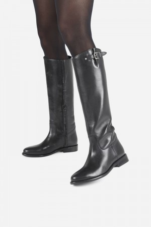 Bottes Hautes BRONX Fe-lise Femme Noir | ISHBN-3571