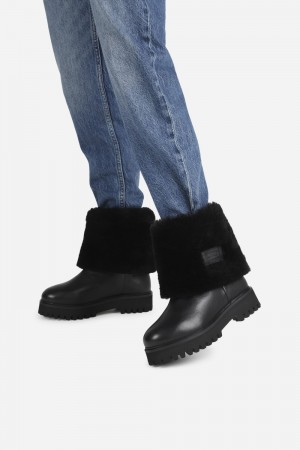 Bottes Hautes BRONX Groov-y Femme Noir | VOHKT-3067