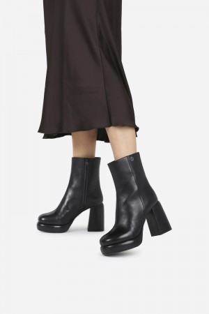 Bottes à Talons BRONX Ginn-y Femme Noir | GAUYX-0789