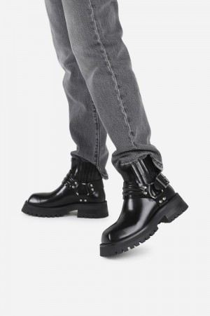 Bottines BRONX Qui-nn Femme Noir | ZPCUF-1029