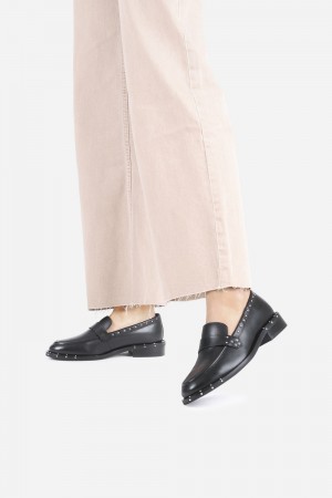 Chaussure Basse BRONX Loafer Next-wagon Femme Noir | GWOPC-7438